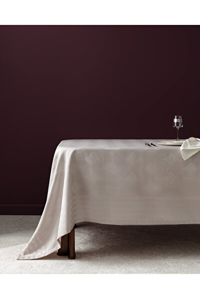 Madame Coco Mayenne Tablecloth - Light Gray - 160X300 cm