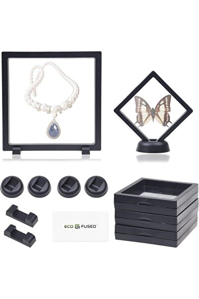 ECO-FUSED 3D Transparent Floating Frame - Suspension Display Case (5 Pack)