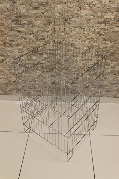 MURAT RAF سلة حمام السباحة القابلة للطي - سلة حمام السباحة المطلية بالكروم مق...