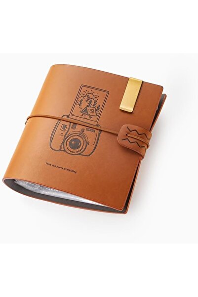 Generic 200-Pocket Photo Album for Fujifilm Instax Mini (2x3) – Brown