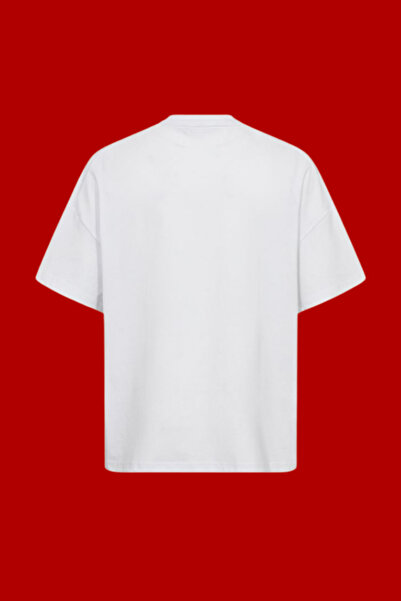 Dupe Design On-Off New Year Printed Oversized T-Shirt