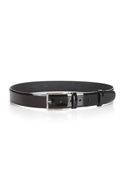 Kip Black Patent Leather Belt