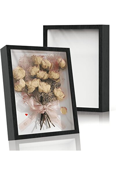 X SPRING Shadow Box, 10-Inch Deep Display Frame for Dried Flowers and Memorabilia