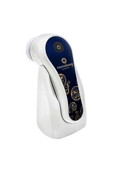 home&beauty جهاز تنظيف الوجه - أبيض/أزرق