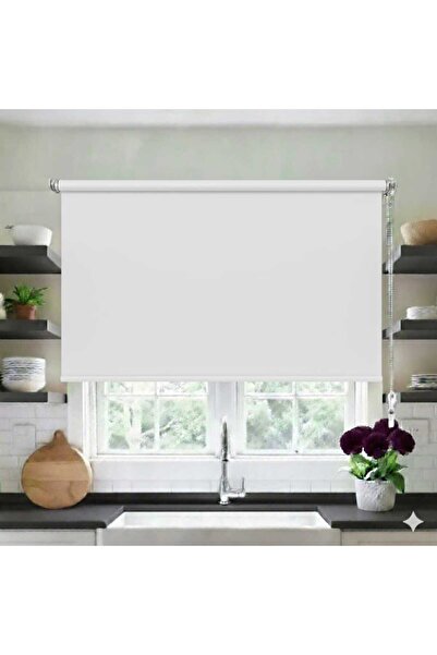 ARTELLA HOMETEX Blackout Beyaz Stor Perde – Özel Ölçü – Ücretsiz Montaj Seti