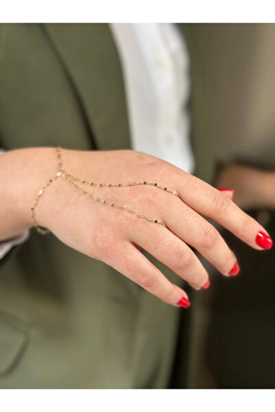 Güzide Kuyumcu 14 Ayar Altın Aynalı Zincir Şahmeran 1156