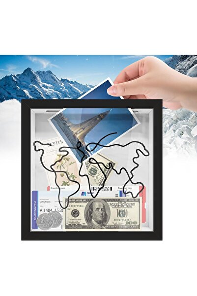 KOWVOWZ Adventure Archive Box, Travel Shadow Box (12x12 in)