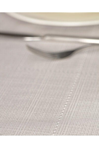 Madame Coco Ancella Tablecloth - Light Gray - 160X300 cm