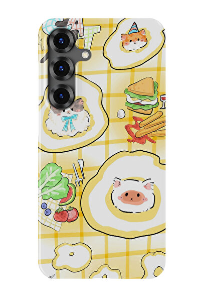 lelia حافظة هاتف شفافة متوافقة مع هاتف سامسونج جالاكسي S25 بلس مطبوع |   المج...