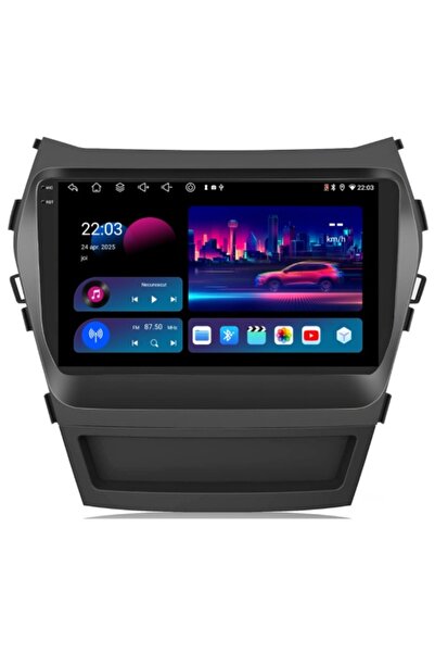 Piloton Dedicated Navigation for Hyundai Santa Fe IX 45 (2010-2018) 9 inch 4GB/64GB Octa-Core