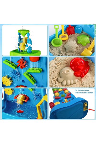 Matadi Matadi 2-in-1 children's playset, with Water Wall and Waterfall, double structure, rotating gears and