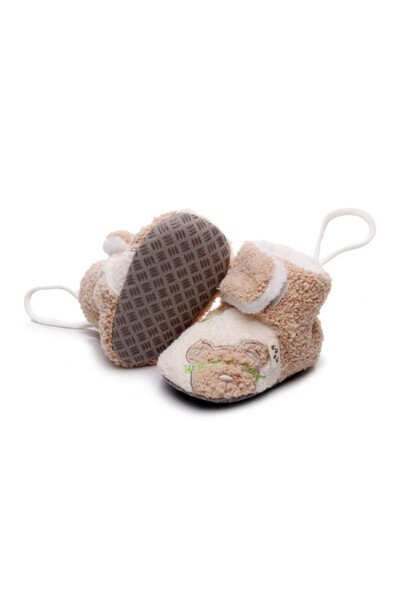 Superbaby Cream and ivory fur boots - Teddy
