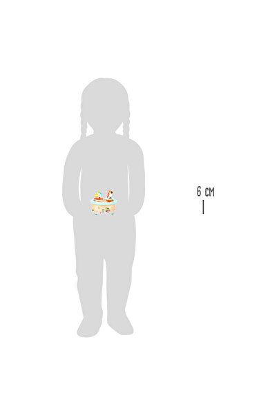 Small Foot Wooden Music Box – Dancing Parrot and Elephant, Melody "Wonderful World"