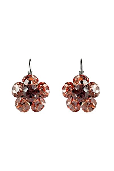 Miidefloriart Cercei Round Stones Chaton Flower SS29, model 453