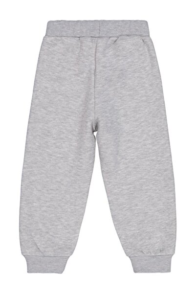 Civil Boys Bear Printed 2-5 Years Old Sweatpants - Gray 3-4 Years Old