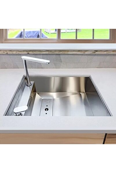 CookingAid Set chiuvetă bucătărie INVISIBLE 50R din oțel inoxidabil 627x447x2...