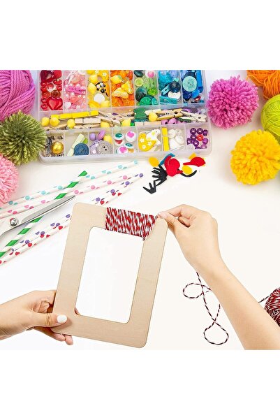 X SPRING DIY Wood Picture Frames, 6 Pcs Unfinished Solid Wood Photo Frames 7.9 x 5.9 Inch