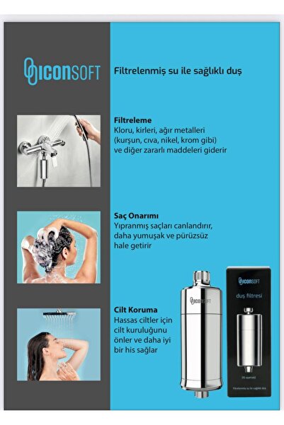 ICONSOFT 15 AŞAMALI DUŞ FİLTRESİ