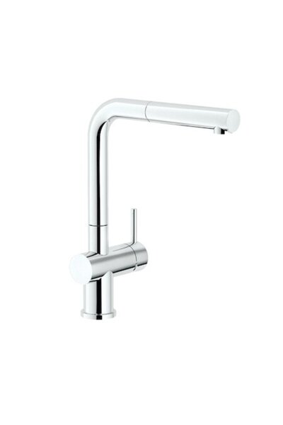 CookingAid Baterie de bucătărie Line MN 807 cu furtun de pulverizare retractabil/extractibil, finisaj cromat