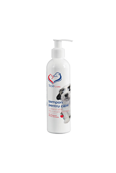 TopCare Shampoo for dogs with white or light-colored fur