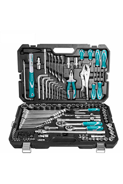 TOTAL 142-piece Industrial tool kit