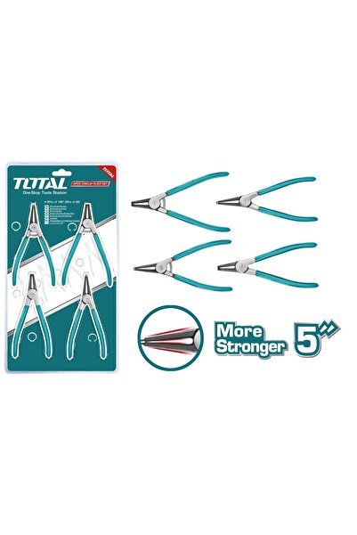TOTAL Fuse pliers set - 4 pcs - 5/125mm