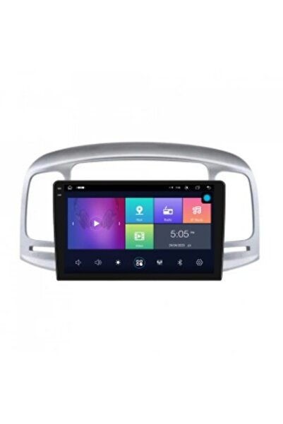 Piloton Dedicated Navigation for Hyundai Accent (2005-2012) - 2K, 4GB RAM, 64GB, Octa-Core