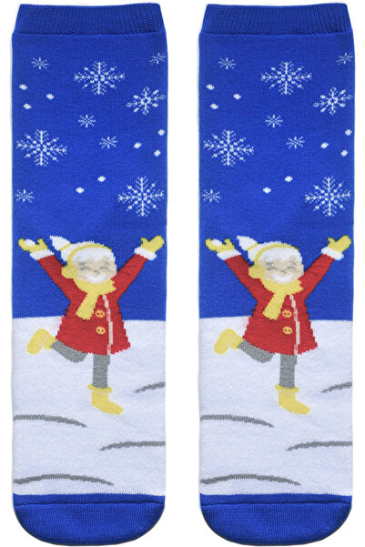 Conte Elegant Funny and fluffy Christmas socks with a girl pattern, Conte Lap...