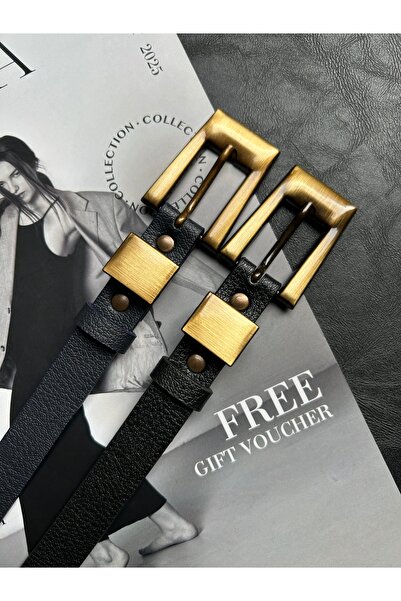 LİA KEMER حزام نسائي منقوش بنمط كلاسيكي من لافا مكون من قطعتين، حزام عتيق للس...