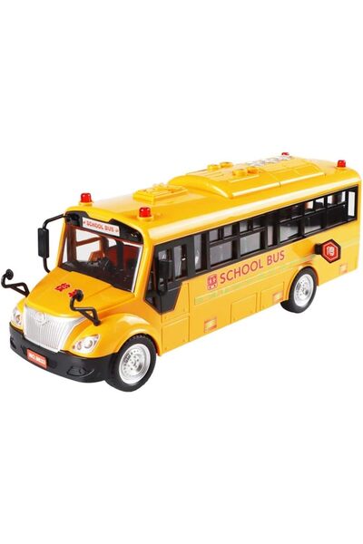 Matadi School bus with friction and open doors 29x10x9cm School Bus