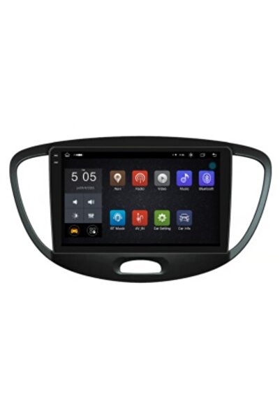 Piloton Dedicated Navigation for Hyundai i10 (2007-2013) 2K, 8GB RAM, 256GB, Octa-Core