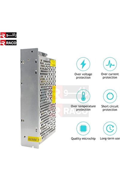 Raco Multipurpose AC to DC Switching Power Supply Driver (12V, 150W 12.5A)