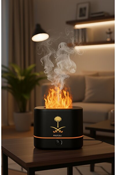 REFURA Electric incense burner with realistic flame – a luxurious experience to scent your home in an elegant style.