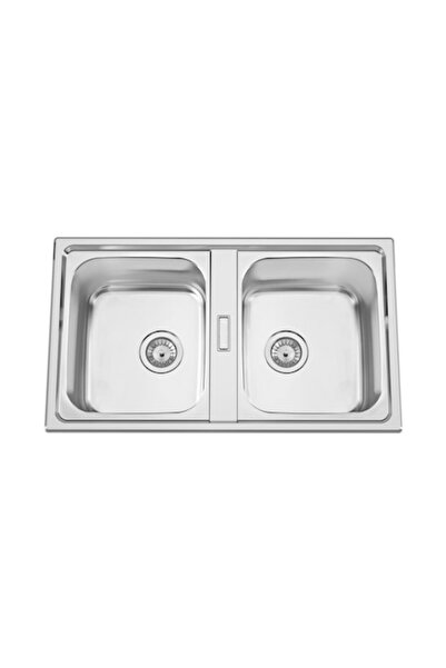 CookingAid Chiuvetă de bucătărie dublă URBAN 86BB din inox, 860x500x200mm, reversibilă