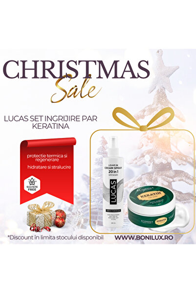 LUCAS Set Ingrijire Par cu Keratina