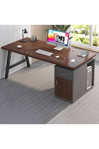 NKX مكتب تنفيذي وطاولة كمبيوتر متعددة الوظائف 140 سم