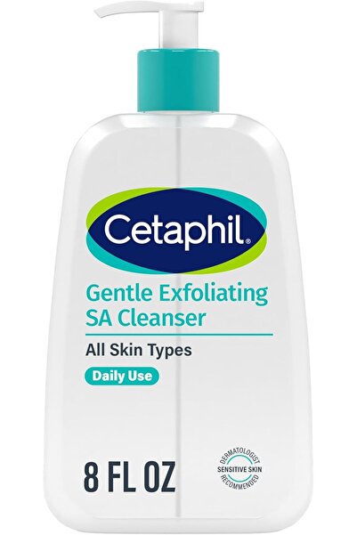 Cetaphil جل منظف رغوي لطيف للتقشير يحتوي على أحماض الساليسيليك والماندليك وال...