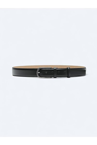 Kip Black Leather Belt