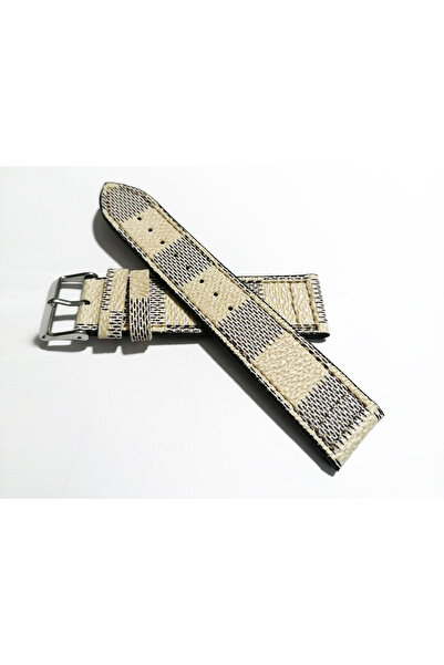 FADO حزام ساعة من قماش فوسيل متوافق مع مقاس 20 ملم (207)