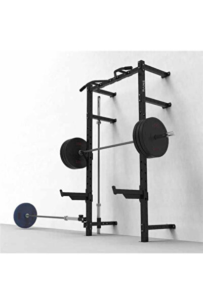 Rane Fitness Equipment Squat Rack Duvara Monte Barfiks Eklentili