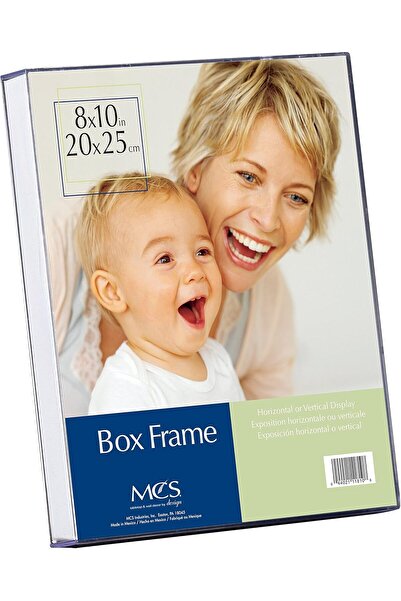 MCS 11810 Box Frame, Clear, 8 x 10-Inch
