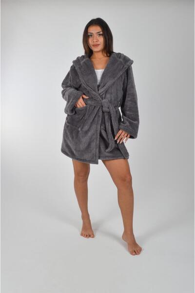 Uçkan home Παντελόνι με κουκούλα Unisex Wellsoft Plush |   Μπουρνούζι