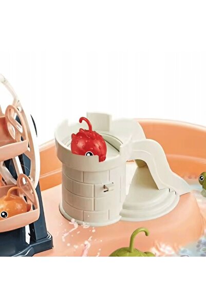 Matadi Interactive fishing table with music and water mill Go Fishing Pink