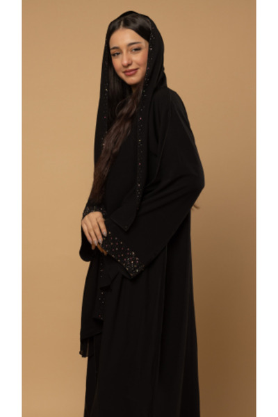 Sheila عباية بألوان كريستالية عشوائية