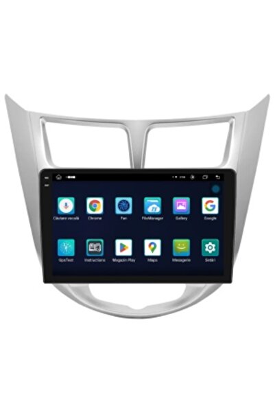 Piloton Navigation for Hyundai Accent (2011-2016) 2K, 4GB RAM, 64GB, Octa-Core