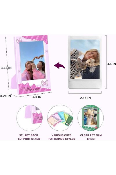 AZONEE 2x3 Mini Picture Frame for Fujifilm Instax Mini (2.15x3.4) - 5 Pack