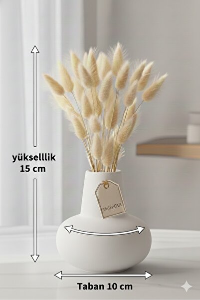 Pelirum Dekoratif Bohem Modern Vazo 15 cm büyük boy