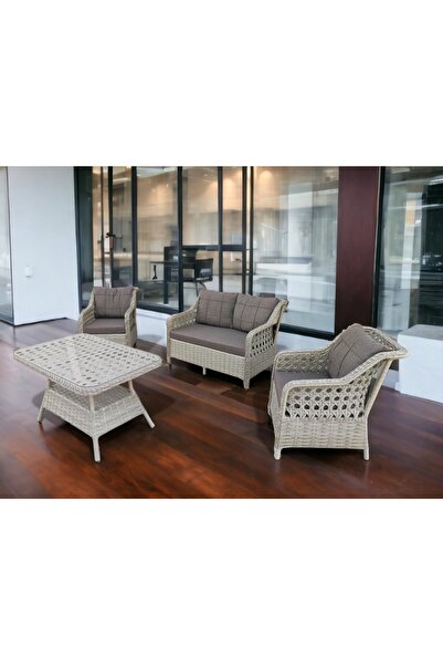 SALINCAKCIM NOVA RATTAN ÖRGÜ 2+1+1+MASA