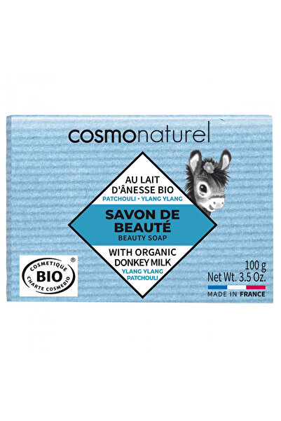 COSMO NATUREL Donkey Milk Soap with Patchouli & Ylang-Ylang -
