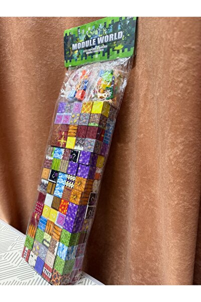 MINECRAFT MAGNETIC BLOCK SET – MODULE WORLD, 140 PIECES